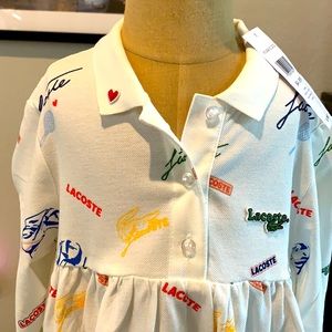 Lacoste swing shirt/tunic for girl (size 8)